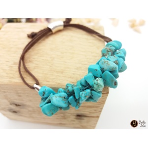 bracciale-chips-turchese-cuoio