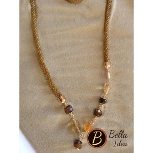 collana-arancione-occhio-di-tigre