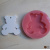 Stampo  in silicone orsetto con gesso di esempio